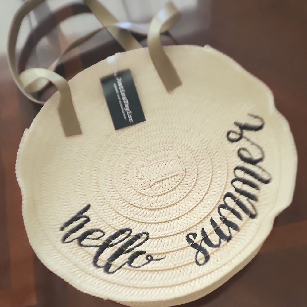 Hello Summer Beige Hobo Bag